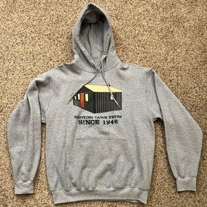 Cabin Fever Grey Pullover Sweatshirt Mens Large